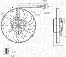 Magneti Marelli 069422883010 - Ventilators, Motora dzesēšanas sistēma www.autospares.lv