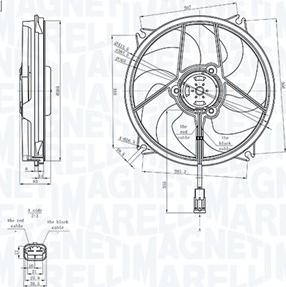 Magneti Marelli 069422839010 - Ventilators, Motora dzesēšanas sistēma www.autospares.lv