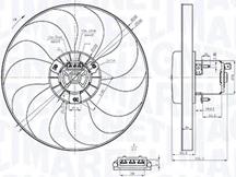 Magneti Marelli 069422879010 - Ventilators, Motora dzesēšanas sistēma www.autospares.lv