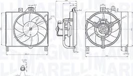 Magneti Marelli 069422873010 - Вентилятор, охлаждение двигателя www.autospares.lv