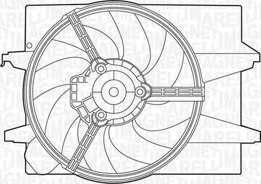 Magneti Marelli 069422395010 - Ventilators, Motora dzesēšanas sistēma www.autospares.lv