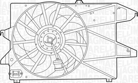 Magneti Marelli 069422396010 - Ventilators, Motora dzesēšanas sistēma www.autospares.lv