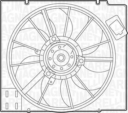 Magneti Marelli 069422351010 - Ventilators, Motora dzesēšanas sistēma www.autospares.lv