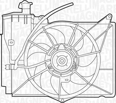 Magneti Marelli 069422358010 - Ventilators, Motora dzesēšanas sistēma www.autospares.lv