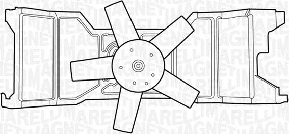 Magneti Marelli 069422309010 - Ventilators, Motora dzesēšanas sistēma autospares.lv