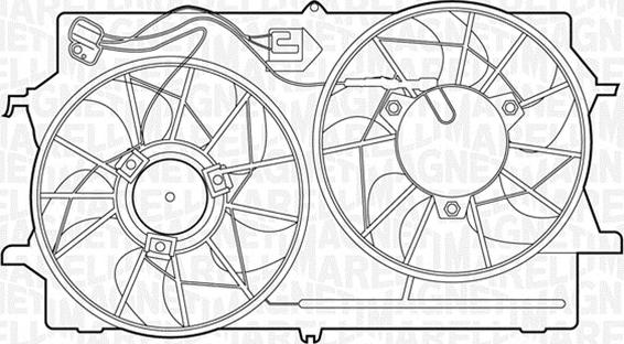 Magneti Marelli 069422317010 - Ventilators, Motora dzesēšanas sistēma www.autospares.lv