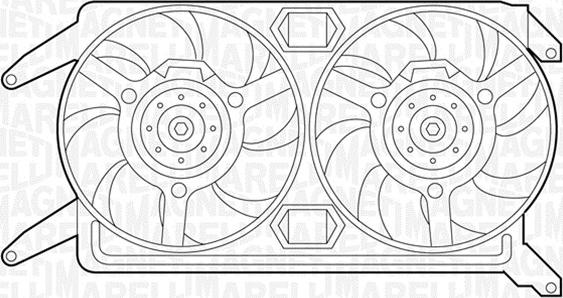 Magneti Marelli 069422298010 - Ventilators, Motora dzesēšanas sistēma www.autospares.lv