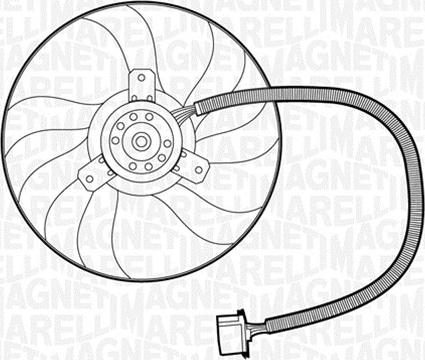 Magneti Marelli 069422266010 - Ventilators, Motora dzesēšanas sistēma www.autospares.lv