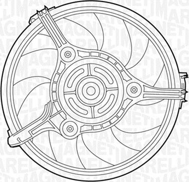 Magneti Marelli 069422267010 - Fan, radiator www.autospares.lv