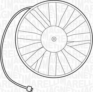 Magneti Marelli 069422235010 - Ventilators, Motora dzesēšanas sistēma autospares.lv