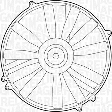 Magneti Marelli 069422231010 - Fan, radiator www.autospares.lv