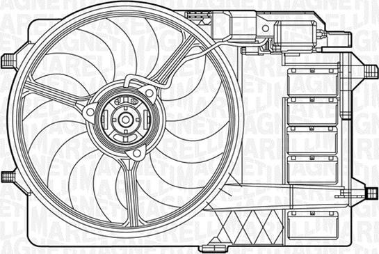 Magneti Marelli 069422279010 - Ventilators, Motora dzesēšanas sistēma www.autospares.lv