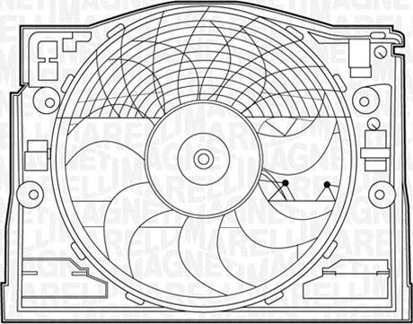 Magneti Marelli 069422273010 - Ventilators, Motora dzesēšanas sistēma www.autospares.lv