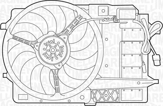 Magneti Marelli 069422277010 - Ventilators, Motora dzesēšanas sistēma www.autospares.lv