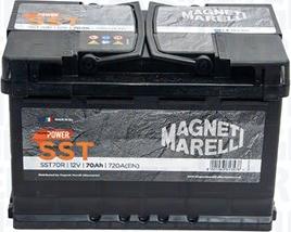 Magneti Marelli 069070720008 - Стартерная аккумуляторная батарея, АКБ www.autospares.lv