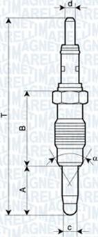 Magneti Marelli 062900011304 - Kvēlsvece www.autospares.lv