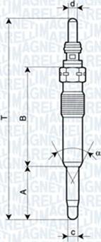 Magneti Marelli 060900680606 - Glow Plug www.autospares.lv