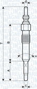 Magneti Marelli 062900028304 - Glow Plug www.autospares.lv