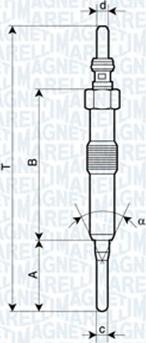 Magneti Marelli 062900089304 - Kvēlsvece autospares.lv