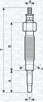 Magneti Marelli 060900770606 - Kvēlsvece www.autospares.lv