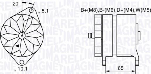 Magneti Marelli 063534681400 - Ģenerators www.autospares.lv