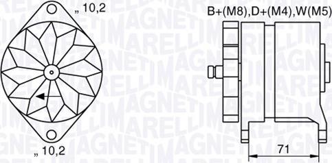 Magneti Marelli 063534681240 - Ģenerators autospares.lv