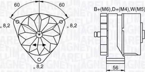 Magneti Marelli 063534897070 - Ģenerators autospares.lv