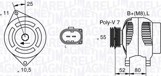 Magneti Marelli 063535250200 - Ģenerators www.autospares.lv