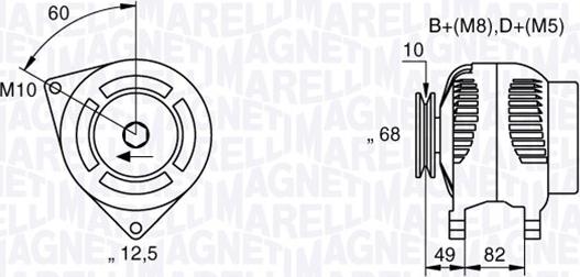 Magneti Marelli 063533155000 - Ģenerators www.autospares.lv