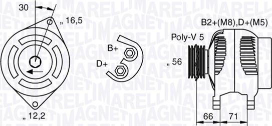 Magneti Marelli 063533250590 - Ģenerators www.autospares.lv