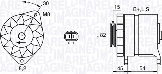 Magneti Marelli 063532605010 - Alternator www.autospares.lv