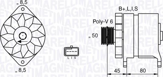 Magneti Marelli 063532633010 - Ģenerators www.autospares.lv