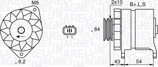 Magneti Marelli 063532625010 - Ģenerators autospares.lv