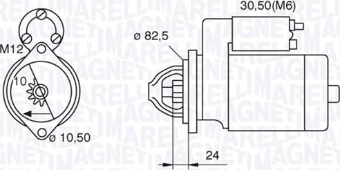 Magneti Marelli 063521090680 - Starter www.autospares.lv