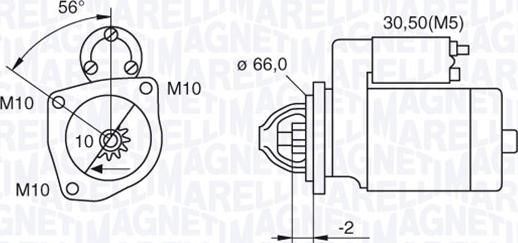 Magneti Marelli 063521084000 - Starteris www.autospares.lv