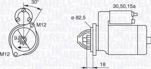 Magneti Marelli 063521070680 - Starteris www.autospares.lv