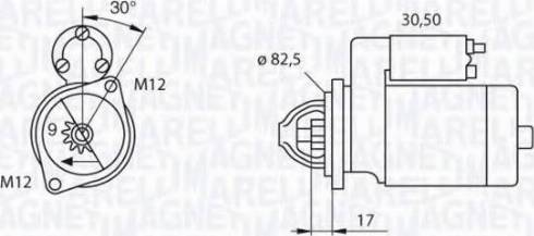 Magneti Marelli 063521070730 - Starter www.autospares.lv