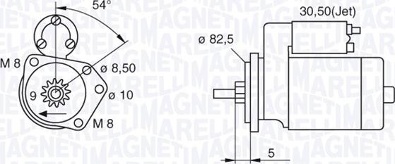 Magneti Marelli 063521120440 - Стартер www.autospares.lv