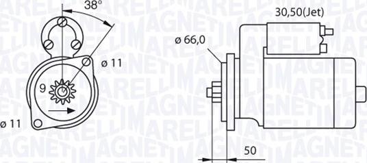 Magneti Marelli 063521240220 - Starteris www.autospares.lv