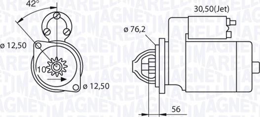 Magneti Marelli 063521250420 - Starter www.autospares.lv