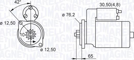 Magneti Marelli 063521230140 - Стартер www.autospares.lv