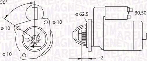 Magneti Marelli 063523624010 - Starter www.autospares.lv