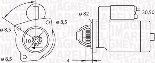 Magneti Marelli 063523625010 - Starter www.autospares.lv