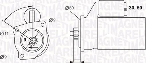 Magneti Marelli 063523628010 - Стартер www.autospares.lv