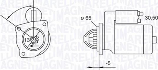 Magneti Marelli 063523623010 - Стартер www.autospares.lv