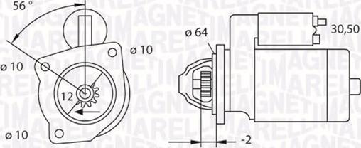 Magneti Marelli 063523622010 - Стартер www.autospares.lv