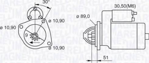 Magneti Marelli 063523673030 - Starteris www.autospares.lv