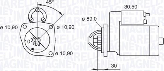 Magneti Marelli 063522630200 - Starteris www.autospares.lv