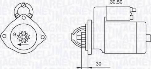 Magneti Marelli 063522300090 - Starteris autospares.lv