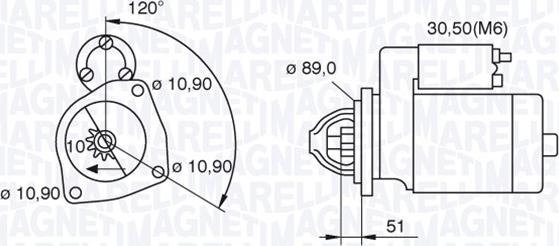 Magneti Marelli 063522310160 - Starter www.autospares.lv